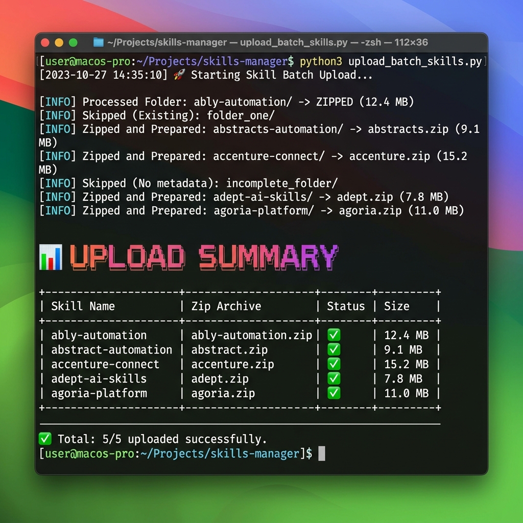 Batch Upload Demo